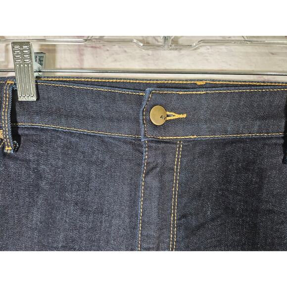 Ava and Viv Womens Midi Jean Short Size 18W‎ Dark Wash - Picture 2 of 6
